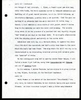 Frank H. Shoemaker typescript, 9 pages, on Wildcat Range and owls, fossils, and lantern slides.