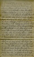 Handwritten 5 page letter from Marcia Bruner to Lawrence Bruner, "I think I will have to change the day that I write…"