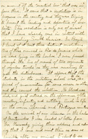 Handwritten 5 page letter from Lawrence Bruner to Marcia Bruner, "Well I have finally reached this place –– the field of action for the next 9 or 10 months."