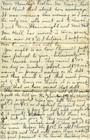 Handwritten 6 page letter from Marcia Bruner to Lawrence Bruner, "It is again Sunday and I thought I would write to you…"