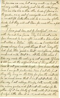 Handwritten 6 page letter from Lawrence Bruner to Helen, "I believe that I will write this letter to you because the last wasto Psyche or Mamma..."