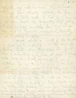 Handwritten letter, 6 pages, from Paul F.C. to Frank H. Shoemaker, "I regret that these seven weeks have elapsed with not my finding favorable opportunity to write you I fear you have thought it a little..."