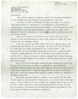 Letter to Louisa Messolonghites, for The Reporter