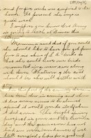 Handwritten 5 page letter from B. King to Lawrence Bruner, "It seems so strange to be writing a letter to you…"