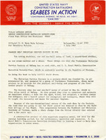 Original title: "Seabees Help Christian Service Society in RVN." A Seabee news release about the Christian Service Society (CSS), including photos of CSS activities. Seabees news release 12-67 (16)