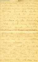 Handwritten 18 page letter from Amy Bruner to Lawrence Bruner, "Did you think I was never going to write…"
