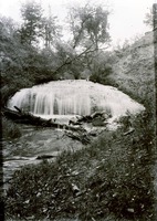 Original caption: Waterfall on Schlegel's Creek [sic], Cherry Co., Nebr. June 1903. Cherry County.