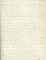 Handwritten letter, 6 pages, from Paul F.C. to Frank H. Shoemaker, "I regret that these seven weeks have elapsed with not my finding favorable opportunity to write you I fear you have thought it a little..."