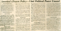 Article published in the New York Herald Tribune about criticisms of the US's actions and policy during the Vietnam War, page 2