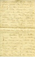 Handwritten 18 page letter from Amy Bruner to Lawrence Bruner, "Did you think I was never going to write…"