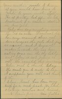 Handwritten 6 page letter from Marcia Bruner to Lawrence Bruner, "Who would have thought…"