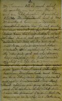 Handwritten 6 page letter from Marcia Bruner to Lawrence Bruner, "It is again Sunday and I thought I would write to you…"