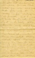 Handwritten 18 page letter from Amy Bruner to Lawrence Bruner, "Did you think I was never going to write…"