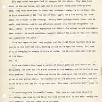 Elizabeth Van Sant transcribed letters