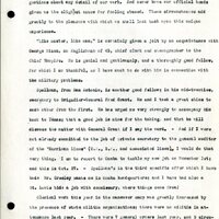Frank H. Shoemaker typescript, 28 pages, titled "At Fort Riley, Kansas" on activities at Fort Riley between Oct. 12-29, 1903.