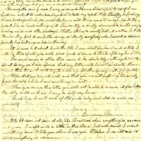 Handwritten 2 page letter from Lawrence Bruner to Marcia Bruner, "It is now the day after Xmas, and I hope that you all enjoyed yourselves..."