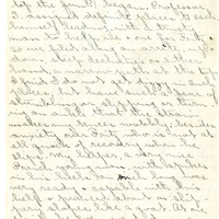 Edith Schwartz Clements handwritten letter