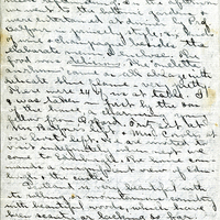 Edith Schwartz Clements handwritten letter