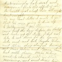 Handwritten 4 page letter from Marcia Bruner to Lawrence Bruner, "It has been another distressingly hot week and everyone…"
