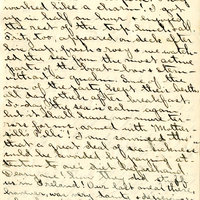 Edith Schwartz Clements handwritten letter