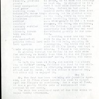 Frank H. Shoemaker typescript, 20 pages, detailing bird sightings, field trips, photography, and associated activities in Omaha, Nebraska.