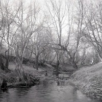 Original caption: Salt Creek SW of Pen. Southwest of penitentiary. Nov. 9, 1913