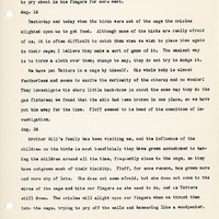 Elizabeth Van Sant transcribed letters