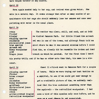 Elizabeth Van Sant transcribed letters