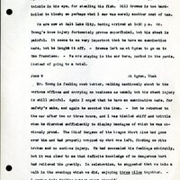 Frank H. Shoemaker typescript, 19 pages, noted on front page as "Have selected from my pocket day-dooks items pertaining to my leisure activities while on trips as private secretary to General Auditor of U.P.-S.P. and affiliates."