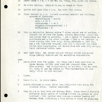 Frank H. Shoemaker typescript, 12 pages, on collecting trips along the west coast and in Omaha and Lincoln, Nebraska,  in Califorina, Idaho, Oregon,  and Arizona.