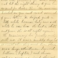 Handwritten 9 page letter from Marcia Bruner to Lawrence Bruner, "An unusual thing received last week…"