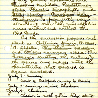 Raymond J. Pool Field Notes and Records