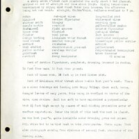 Frank H. Shoemaker typescript, 46 pages, detailing bird sightings, field trips, photography, and associated activities in Omaha, Nebraska.
