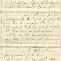 Handwritten 4 page letter from Marcia Bruner to Lawrence Bruner, "Well we are supposing that you are in Rio Janiero today."