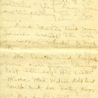 Handwritten 18 page letter from Amy Bruner to Lawrence Bruner, "Did you think I was never going to write…"