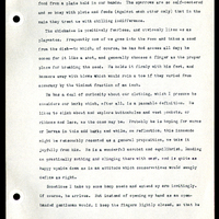 Frank H. Shoemaker typescript narrative, 29 pages,  on the bird room in Omaha home, with details on bird and insects.