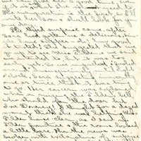 Edith Schwartz Clements handwritten letter