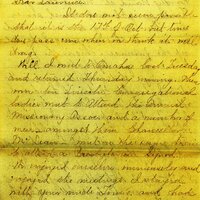 Handwritten 7 page letter from Marcia Bruner to Lawrence Bruner, "It does not seem possible that…"