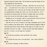 Elizabeth Van Sant transcribed letters