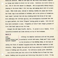 Elizabeth Van Sant transcribed letters