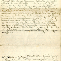 Edith Schwartz Clements handwritten letter