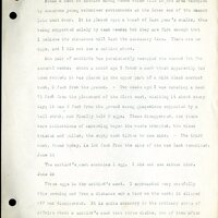 Frank H. Shoemaker typescript, 46 pages, detailing bird sightings, field trips, photography, and associated activities in Omaha, Nebraska.