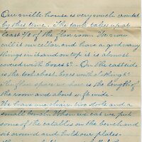Handwritten 10 page letter from Lillie C. Bruner to Lawrence Bruner, "We read several of your letters sent from home…"