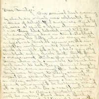 Edith Schwartz Clements handwritten letter