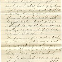 Handwritten 7 page letter from Marcia Bruner to Lawrence Bruner, "I suppose it is about time I should write to you although I feel as if it might..."