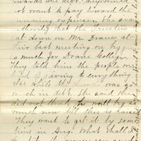 Handwritten 7 page letter from Marcia Bruner to Lawrence Bruner, "I suppose it is about time I should write to you although I feel as if it might..."