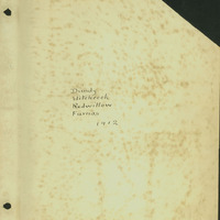 Frank Shoemaker Narratives, Dundy, Hitchcock, Redwillow, Furnas Counties, 1912