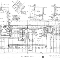 Description: Basement Floor Plan Year: 1917
