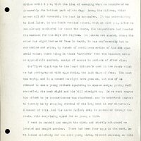 Frank H. Shoemaker typescript,  8 pages, on field trips in Omaha, Nebraska, and area referred to as Cut-Off Lake.