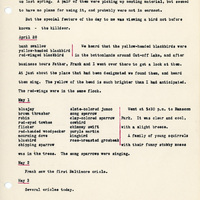 Elizabeth Van Sant transcribed letters